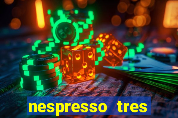 nespresso tres luzes piscando